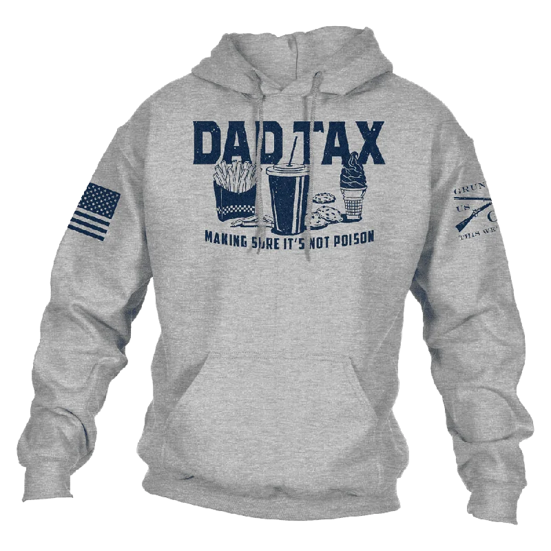 Comfortable Men's Fleece HoodiesDad Tax Hoodie - Sport Gray