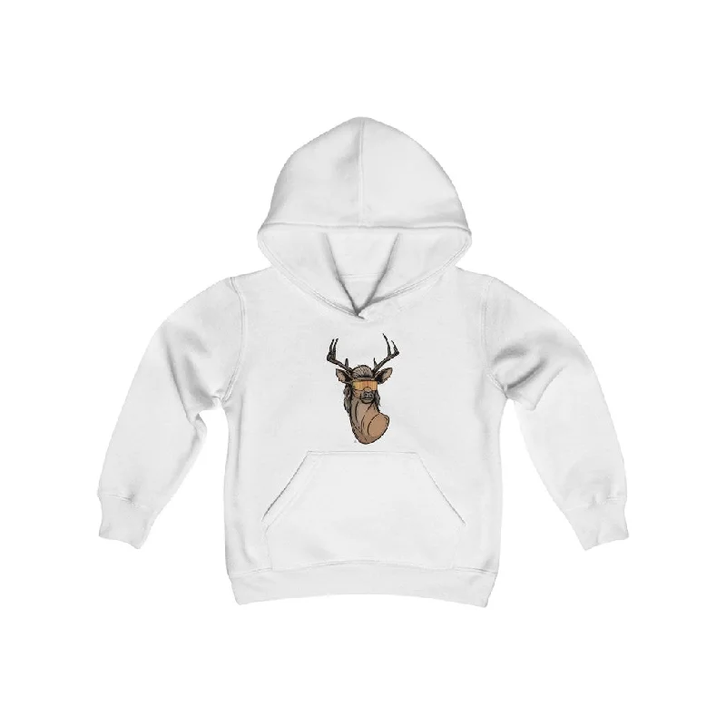 Trendy Men's Patterned HoodiesDeer Mullet 2.0 Youth Hoodie