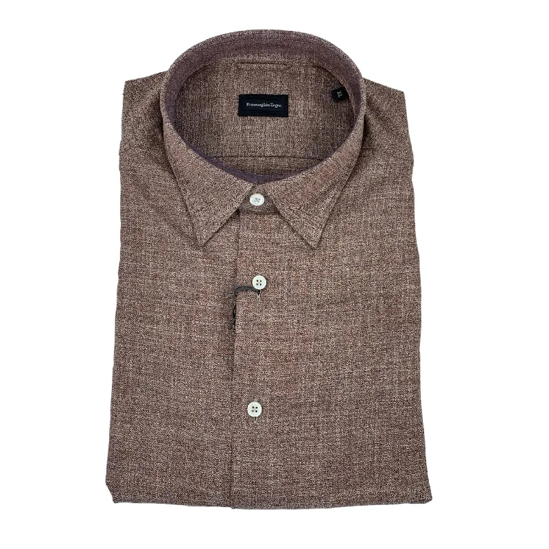 Men's Sweaters with Elastic CuffsErmenegildo Zegna Melange Sportshirt