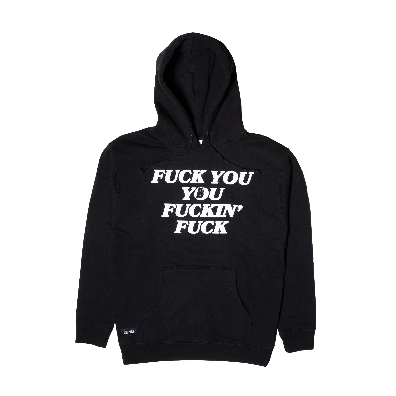 Men's Hoodies for Cold WeatherFucking Fuck Hoodie (Black)