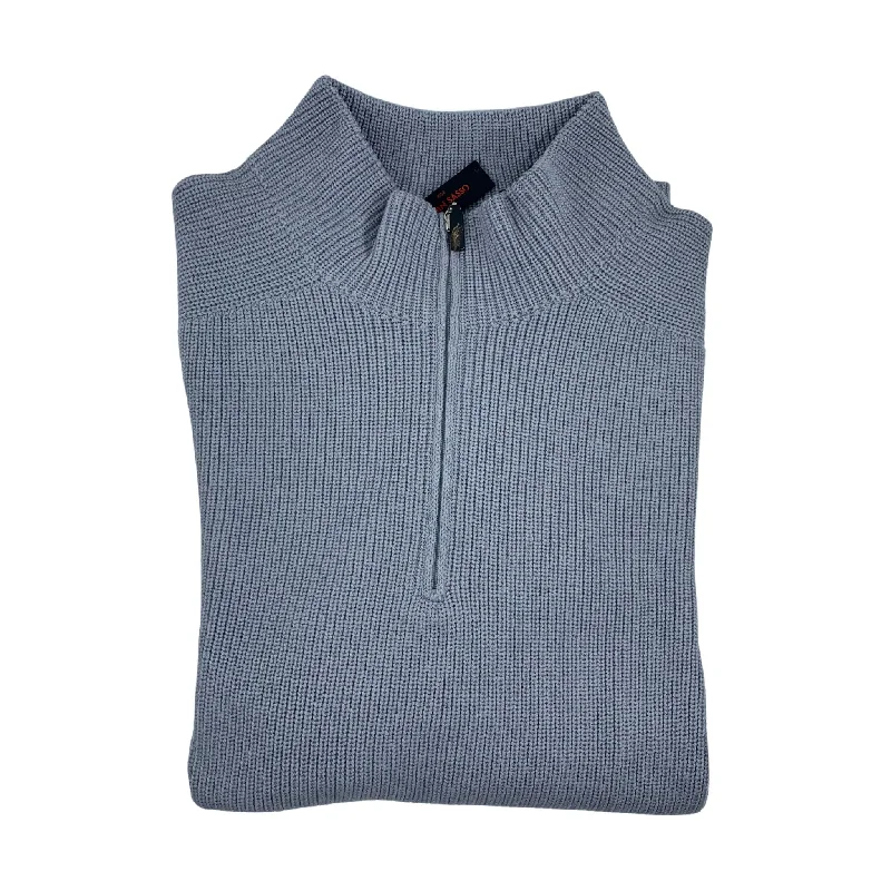 Men's Sweaters with Hooks and LoopsGran Sasso 1/4 Zip Sweater