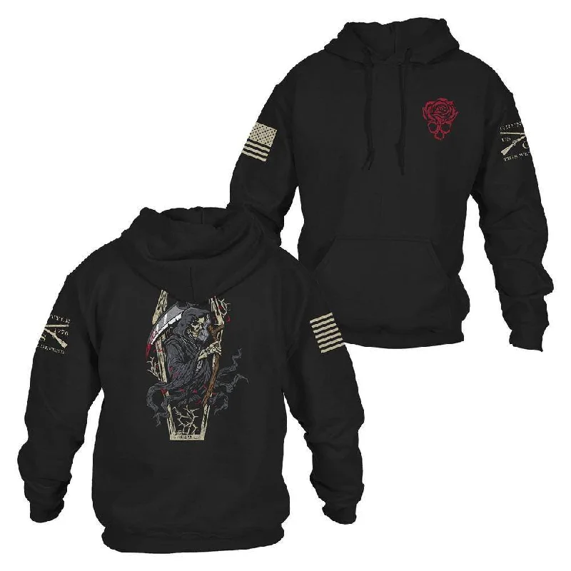 Men's Hoodies with Pass-Through PocketsGrim Reaper Hoodie - Black