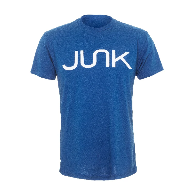 Men's Hoodies for BikingJUNK 60/40 Heather Cool Blue Tee