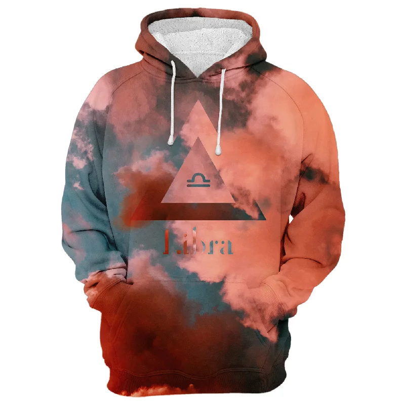 Casual Men's Zip-Up HoodiesLibra In The Clouds Hoodie