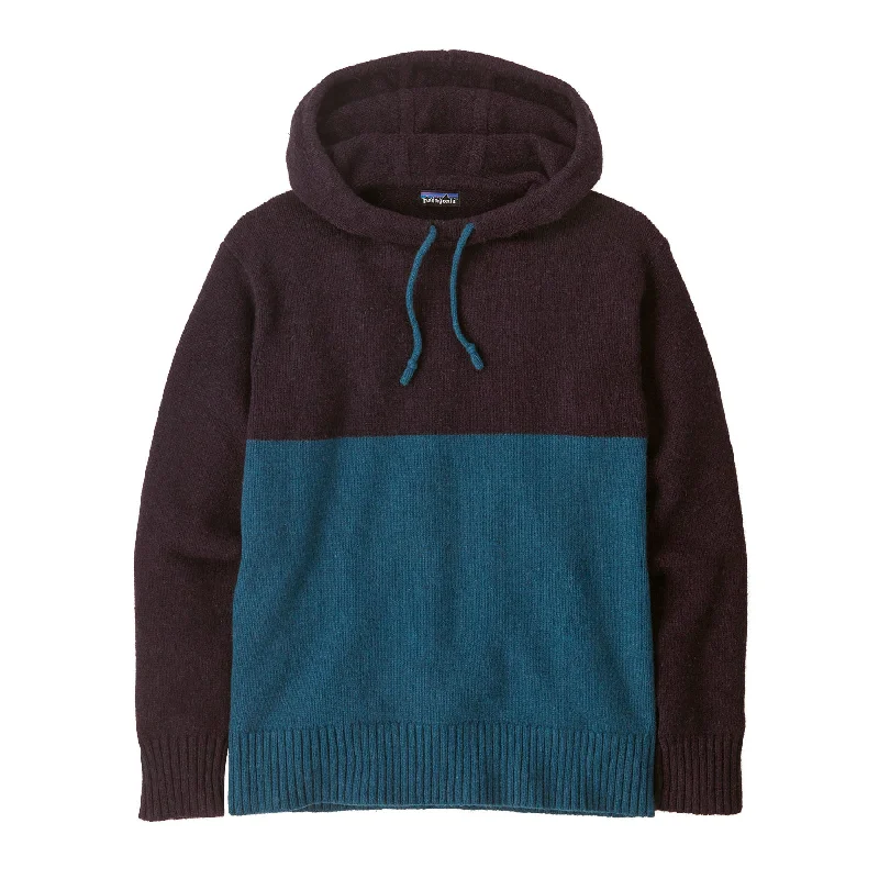 Men's Sweaters with Set-In SleevesMen's Recycled Wool-Blend Sweater Hoody