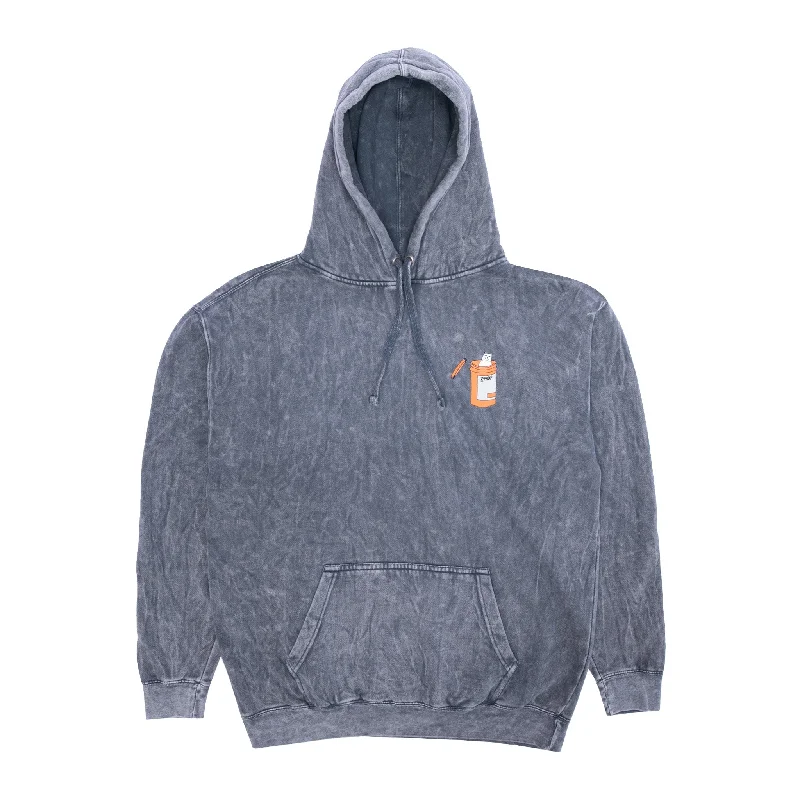 Stylish Men's Designer HoodiesNermal Pills Hoodie (Grey Mineral Wash)