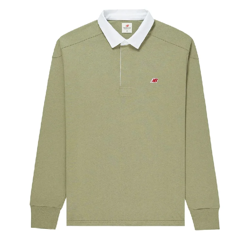 Men's Shirts with Velcro ClosuresNew Balance - Men's MADE In USA Long Sleeve Polo (MT33545 TCO)