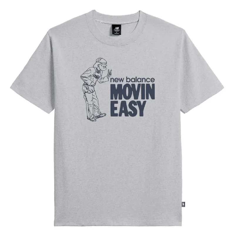 Men's Shirts with Animal PrintsNew Balance - Men's Movin Easy T-Shirt (MT33903 AG)