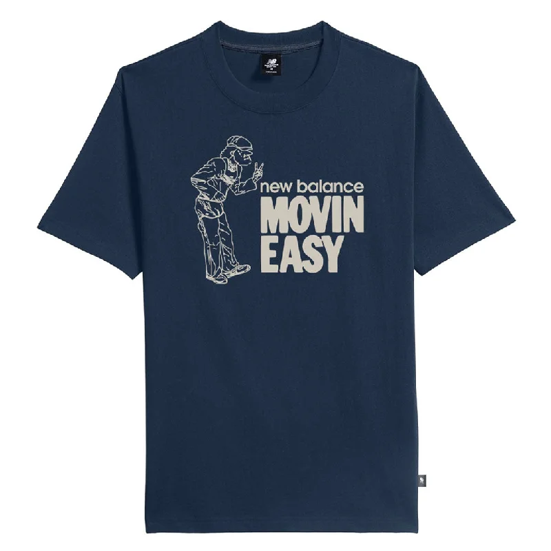 Men's Shirts with Floral PrintsNew Balance - Men's Movin Easy T-Shirt (MT33903 NNY)