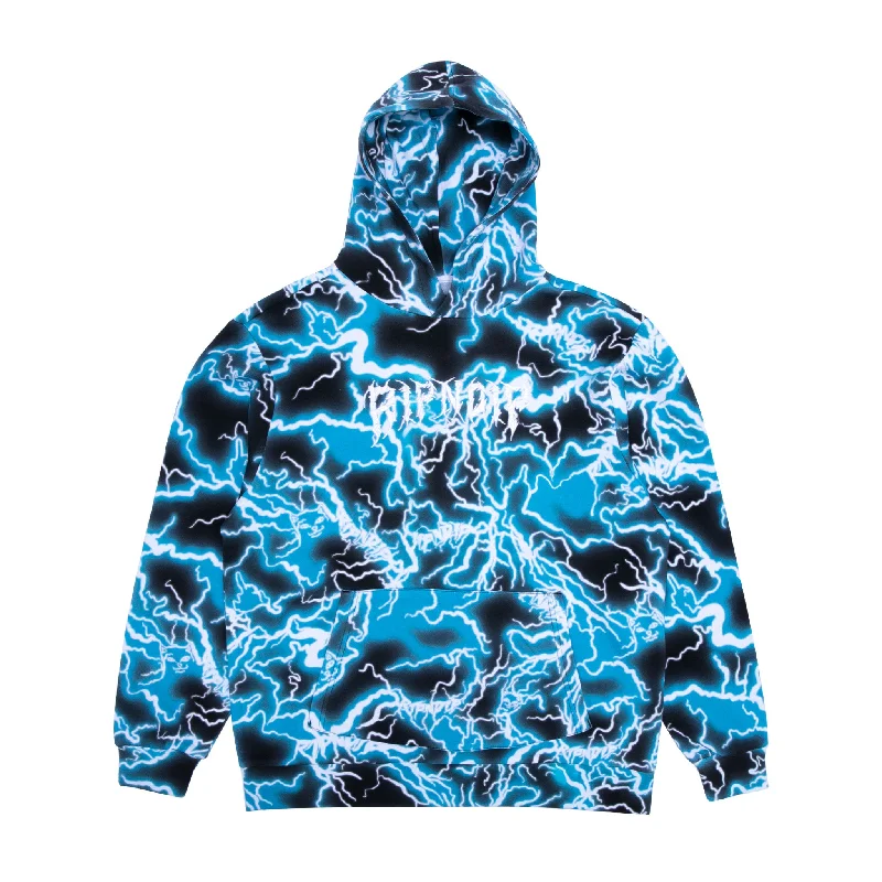 Men's Hoodies with Contrast StitchingNikola Hoodie (Black/Blue)