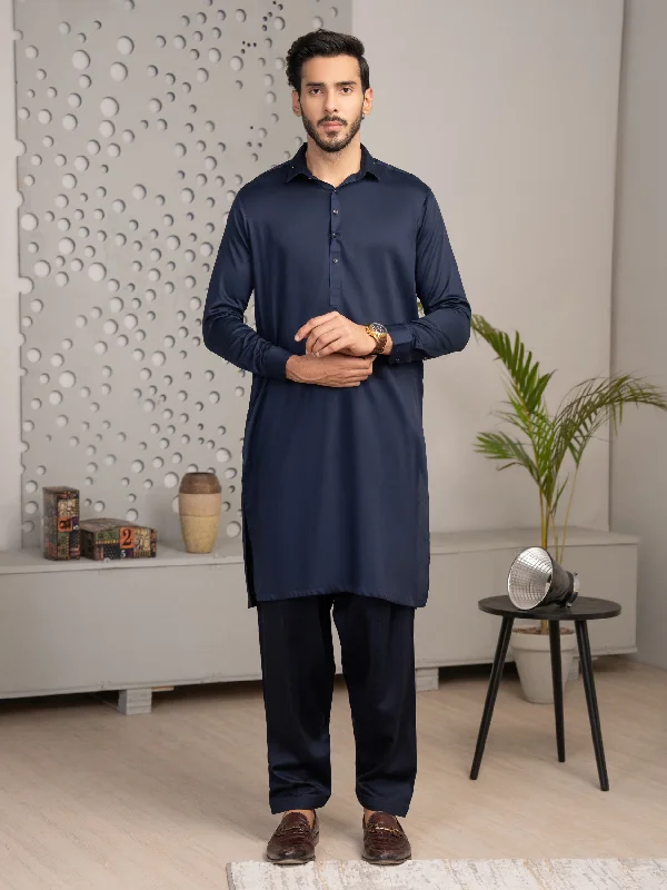 Men's Shirts with CollarsSatin Suit