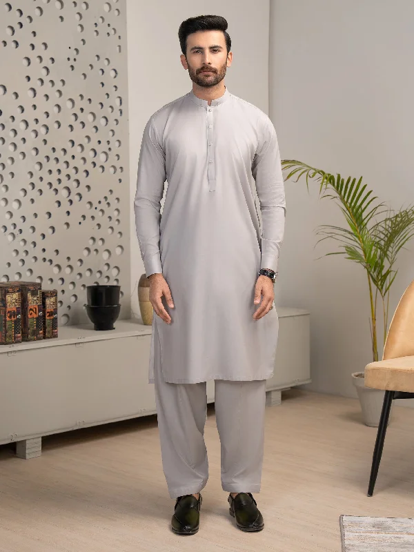 Men's Shirts with Mandarin CollarsDobby Suit