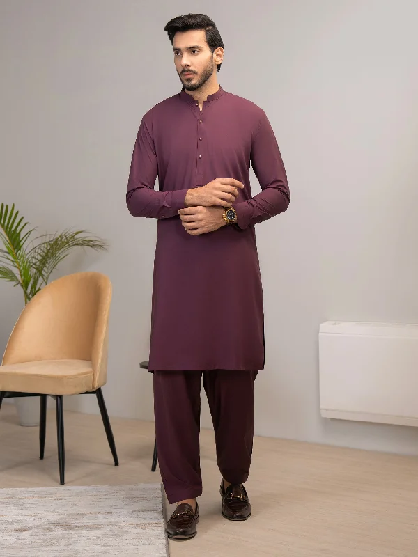 Men's Shirts with Full PlacketsWash And Wear Suit