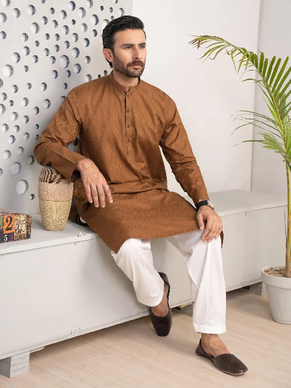 Layered Men's VestsJacquard Kurta