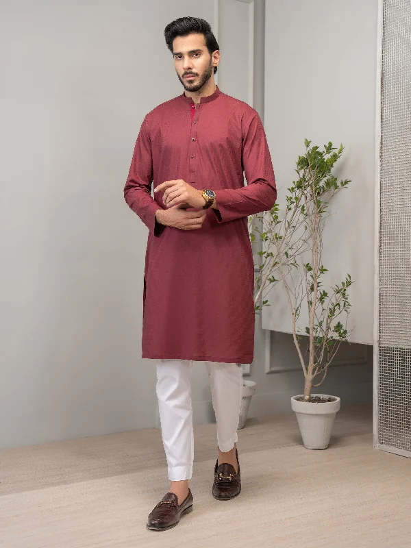 Men's Shirts with Zippered PocketsDobby Kurta