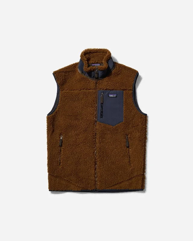 Durable Men's Car CoatsMen's Classic Retro-X Vest Shelter Brown