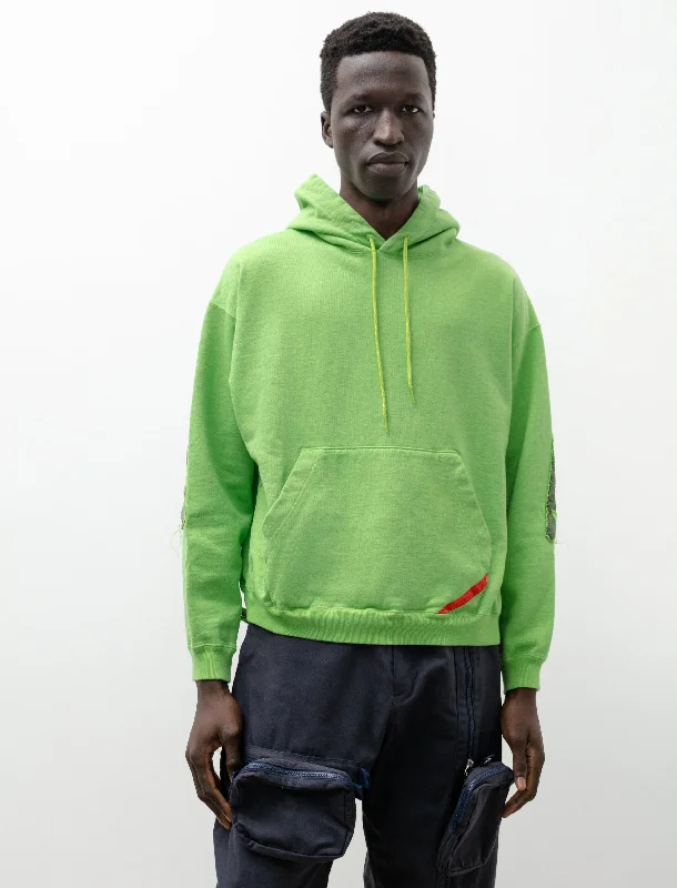 Men's Sweaters in Neutral ColorsJoint Hooded Sweatshirt Neon Green