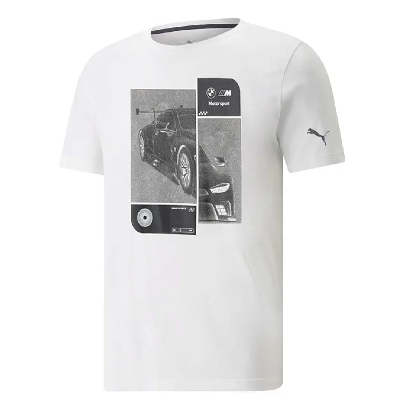 Men's Shirts with Cowl NecksPuma - Men's BMW Motorsport Essentials Car Graphic T-Shirt (621313 02)