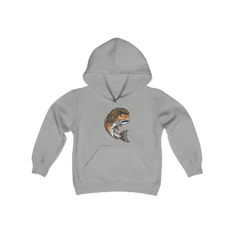 Men's Hoodies for SnowshoeingRedfish Mullet Youth Hoodie