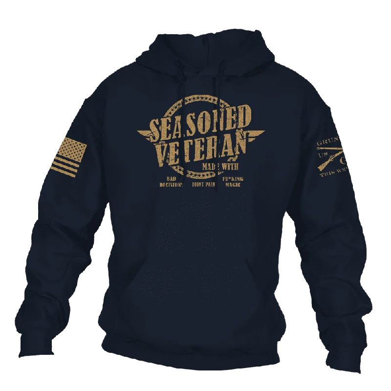 Modern Men's Tech HoodiesSeasoned Veteran Hoodie - Navy