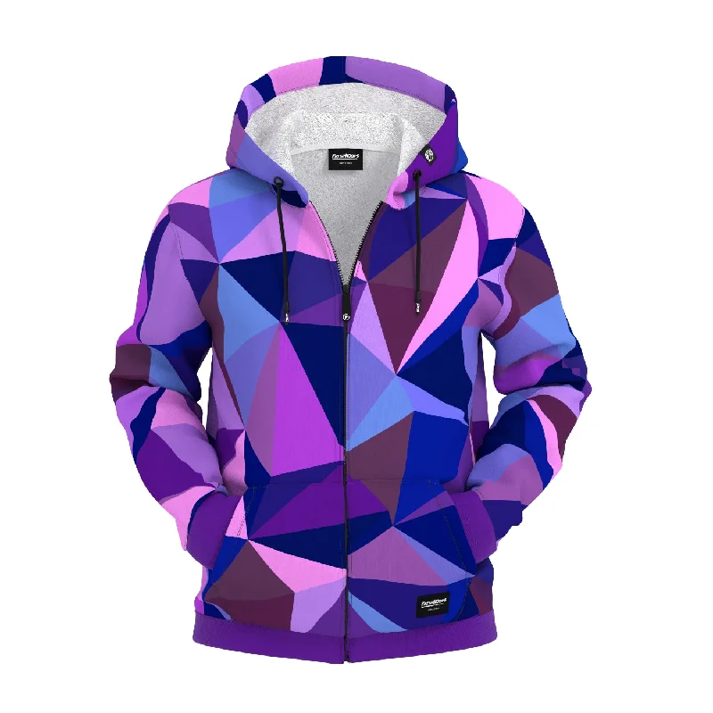 Men's Hoodies for Tall MenStar Cubes Zip Up Hoodie