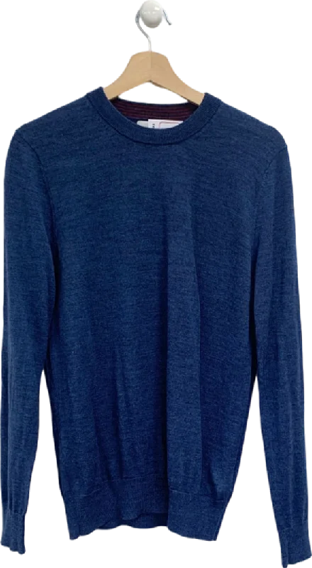 Men's Shirts for HikingStefano Conti Blue Crew Neck Jumper UK M