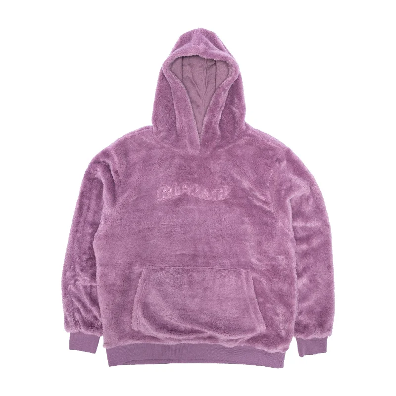 Men's Hoodies with Security PocketsWaves Sherpa Hoodie (Mauve)