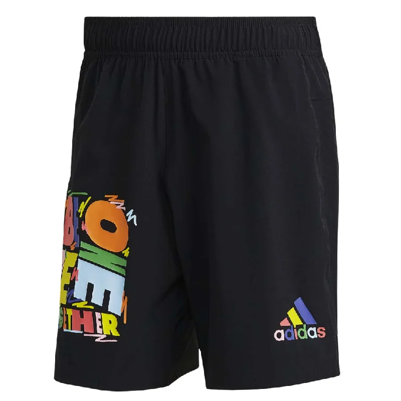 Men's Coats with Wind-Resistant Fabricadidas - Men's adidas x Kris Andrew Small 7" Training Shorts (HD6402)