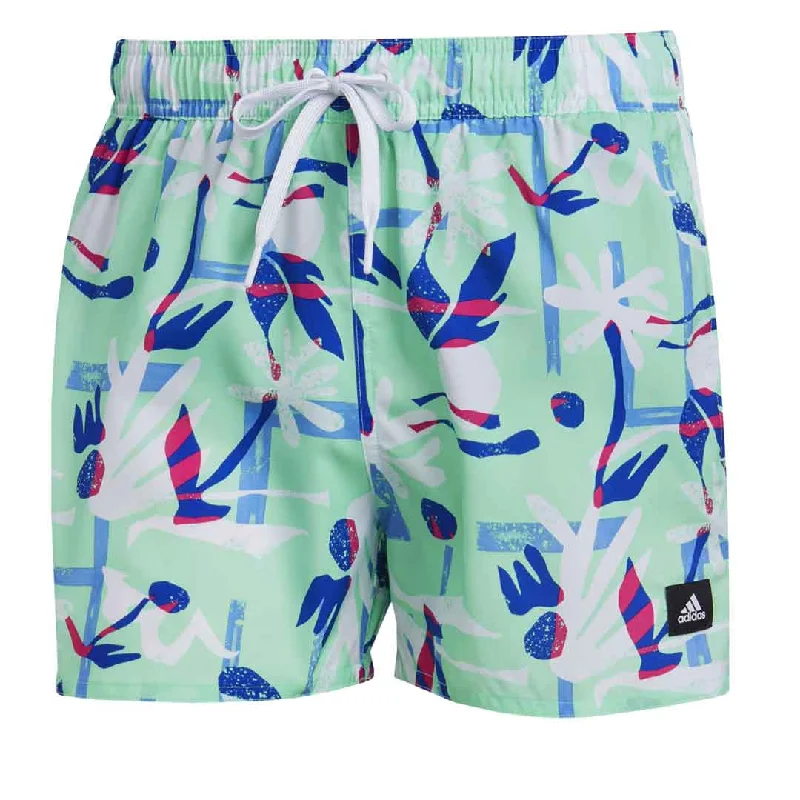 Men's Coats with Buttonsadidas - Men's Seasonal Floral CLX 3" Swim Shorts (HT2120)