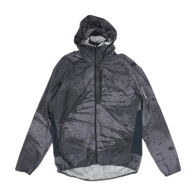 Men's Coats for LayeringBlack Misc Rain Jacket