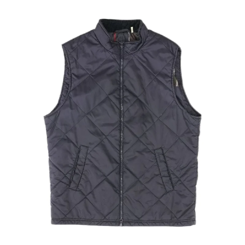 Men's Coats for Everyday WearBlack Solid Puffer Vest