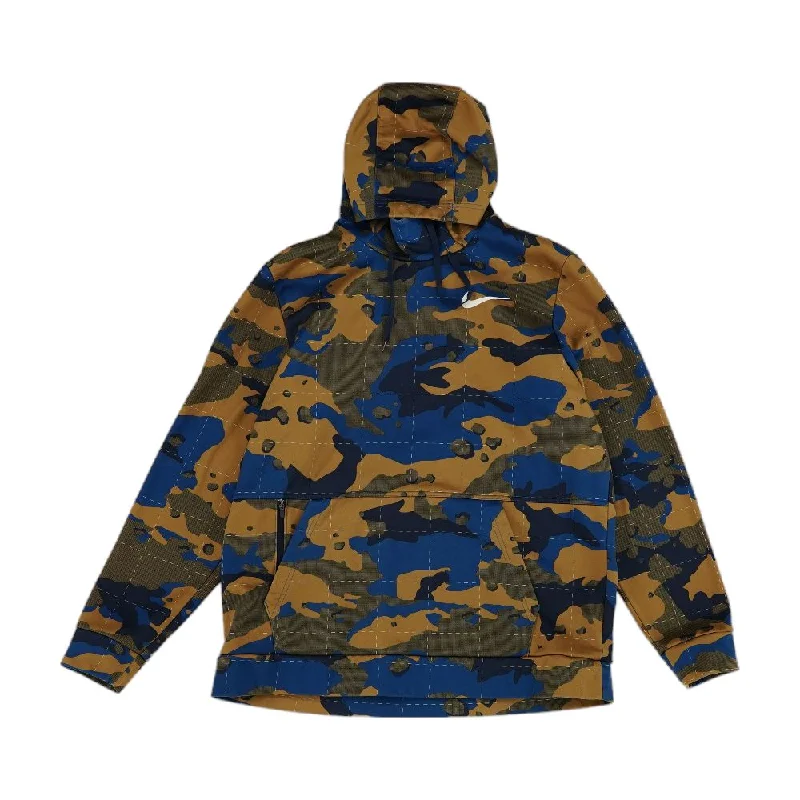 Men's Coats with Belted WaistsBrown Camo Hoodie Pullover