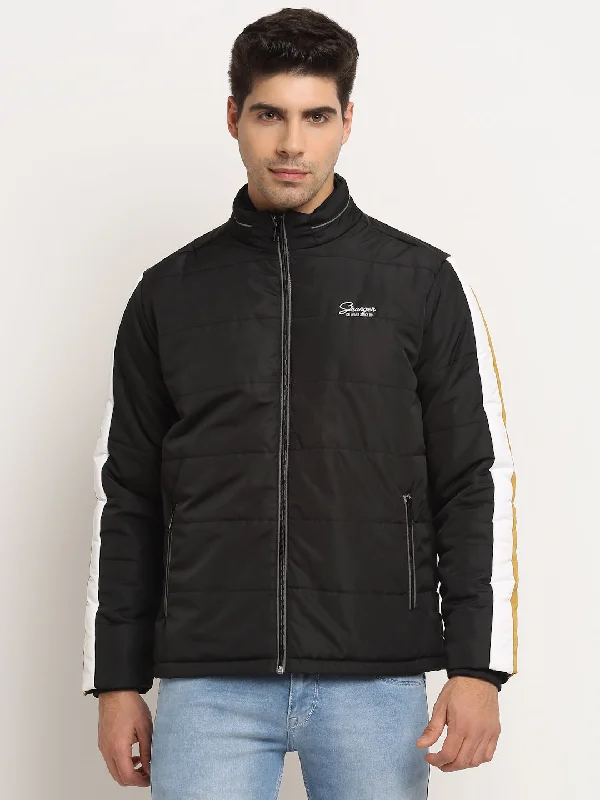 Men's Coats for Short MenBlack Men's Jacket