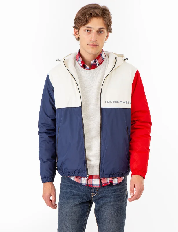 Men's Coats with Relaxed FitsCOLORBLOCK AMERICANA WINDBREAKER