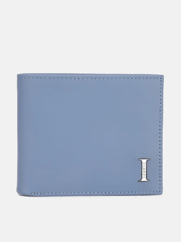 Lightweight Men's WindbreakersIconic Men Blue Solid Bi-Fold Wallet