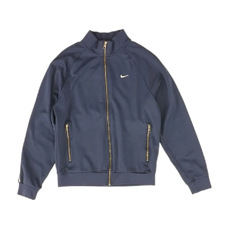 Men's Coats with VentilationNavy Solid Bomber Jacket