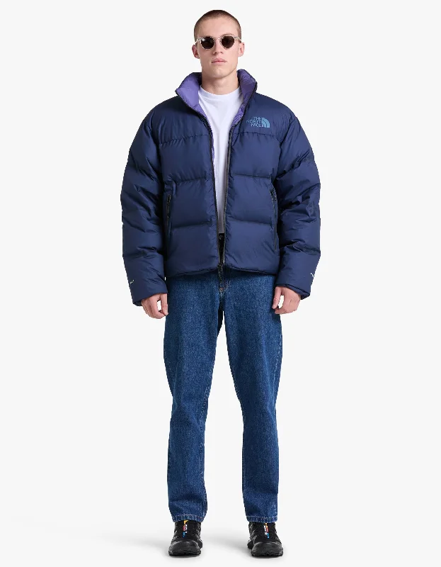 Men's Coats with Fur TrimM RMST Nuptse Jacket - Summit Navy/Silver Reflective