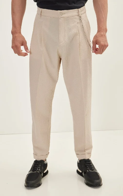 Men's Pants with SuspendersWaffle Stretch Beach Day Pants - Stone