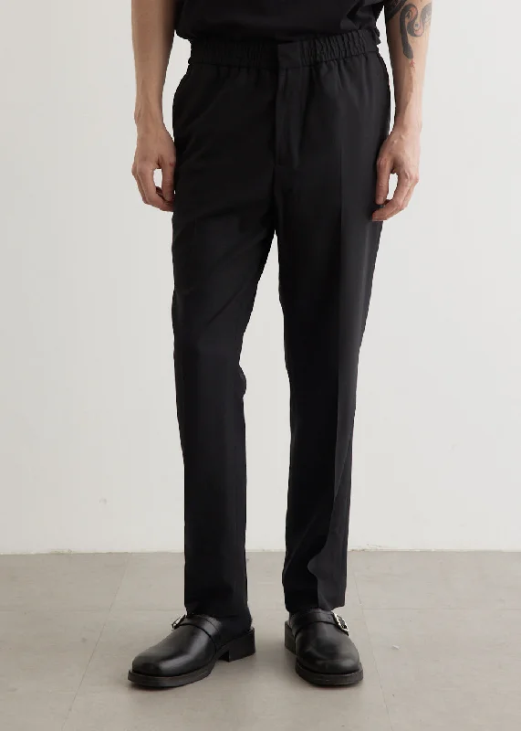 Men's Pants with Hidden PocketsElasticated Waist Pant