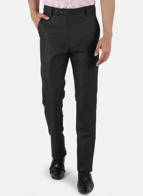 Classic Men's JeansMen Grey Tailor Fit Trouser