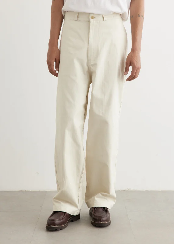 Men's Pants with Slant PocketsPeach Skin Wide Pants