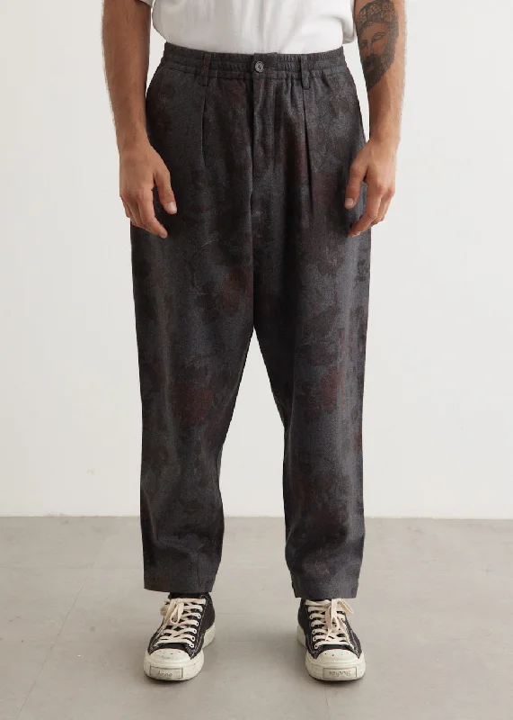 Men's Pants with Hidden PocketsPleated Track Pants